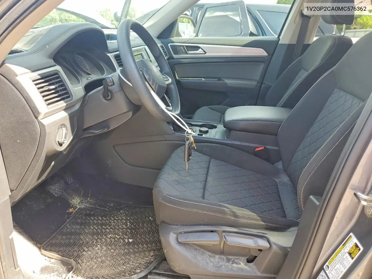 2021 Volkswagen Atlas S VIN: 1V2GP2CA0MC576362 Lot: 57064696