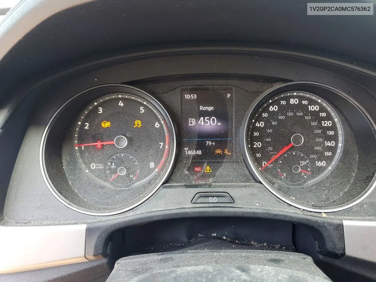 2021 Volkswagen Atlas S VIN: 1V2GP2CA0MC576362 Lot: 57064696
