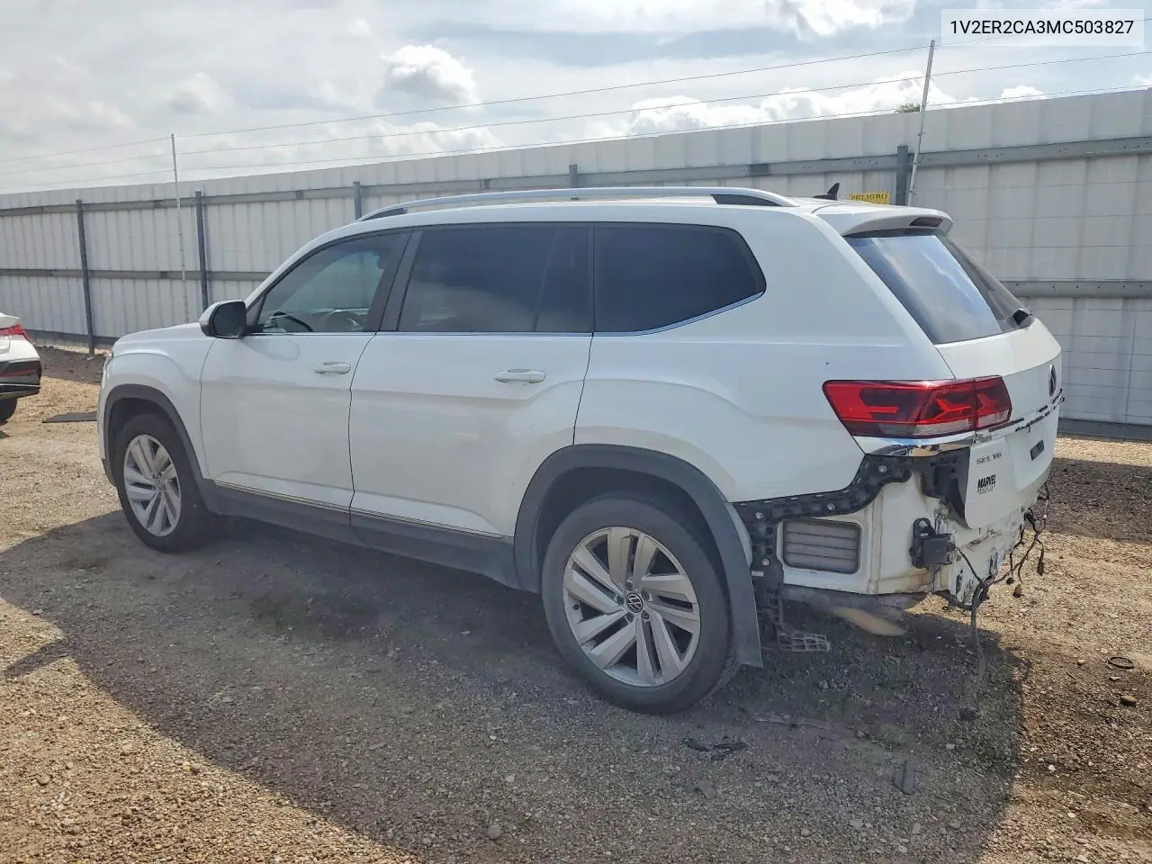2021 Volkswagen Atlas Sel VIN: 1V2ER2CA3MC503827 Lot: 58108156