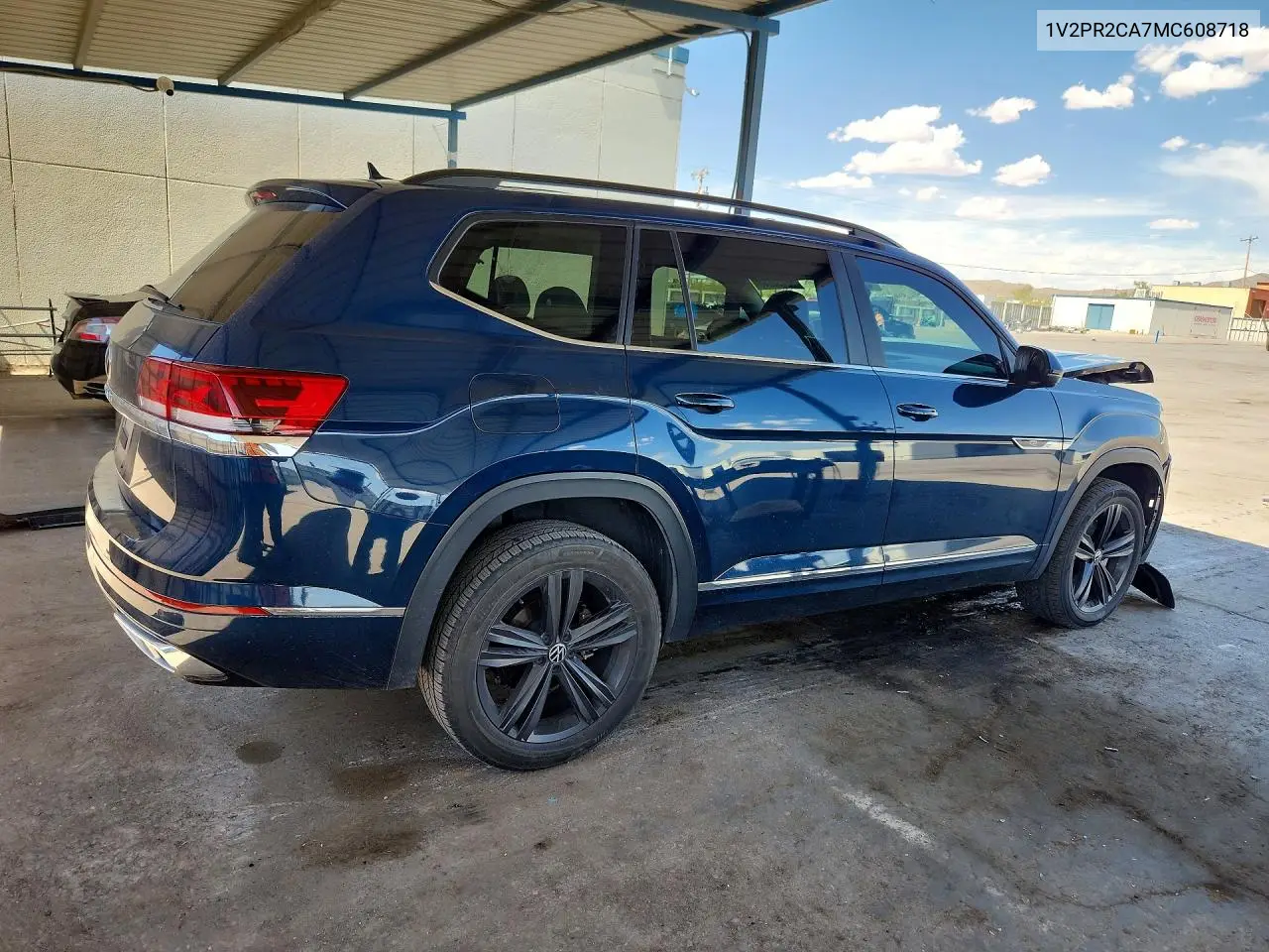 2021 Volkswagen Atlas Se VIN: 1V2PR2CA7MC608718 Lot: 58732886
