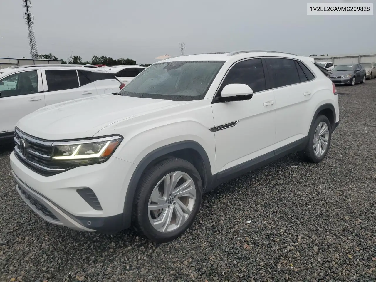 2021 Volkswagen Atlas Cross Sport Sel VIN: 1V2EE2CA9MC209828 Lot: 58800366
