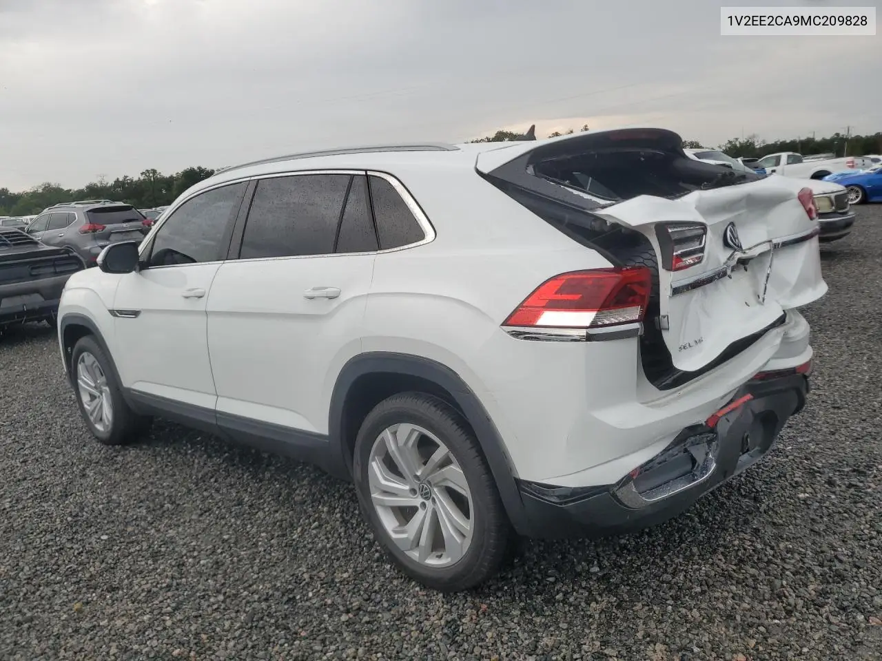 2021 Volkswagen Atlas Cross Sport Sel VIN: 1V2EE2CA9MC209828 Lot: 58800366