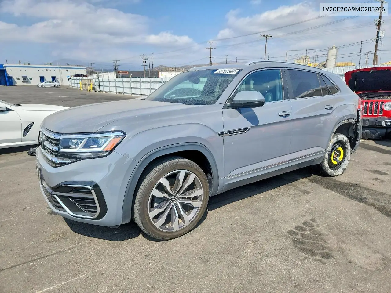 2021 Volkswagen Atlas Cross Sport Sel R-Line VIN: 1V2CE2CA9MC205706 Lot: 59187396