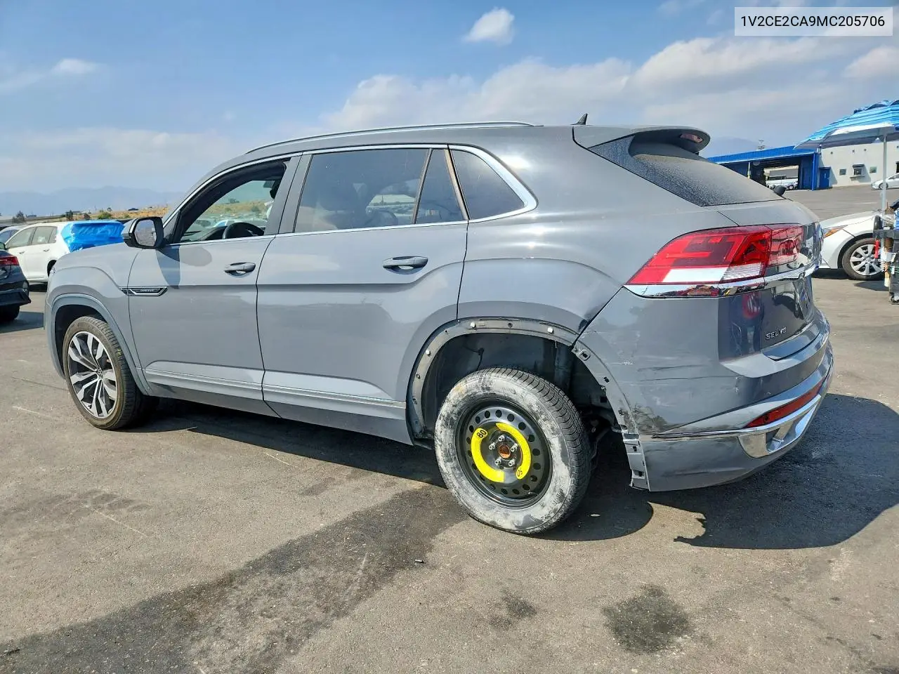2021 Volkswagen Atlas Cross Sport Sel R-Line VIN: 1V2CE2CA9MC205706 Lot: 59187396