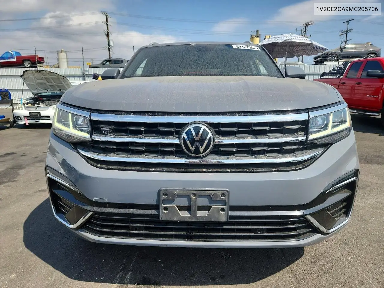 2021 Volkswagen Atlas Cross Sport Sel R-Line VIN: 1V2CE2CA9MC205706 Lot: 59187396