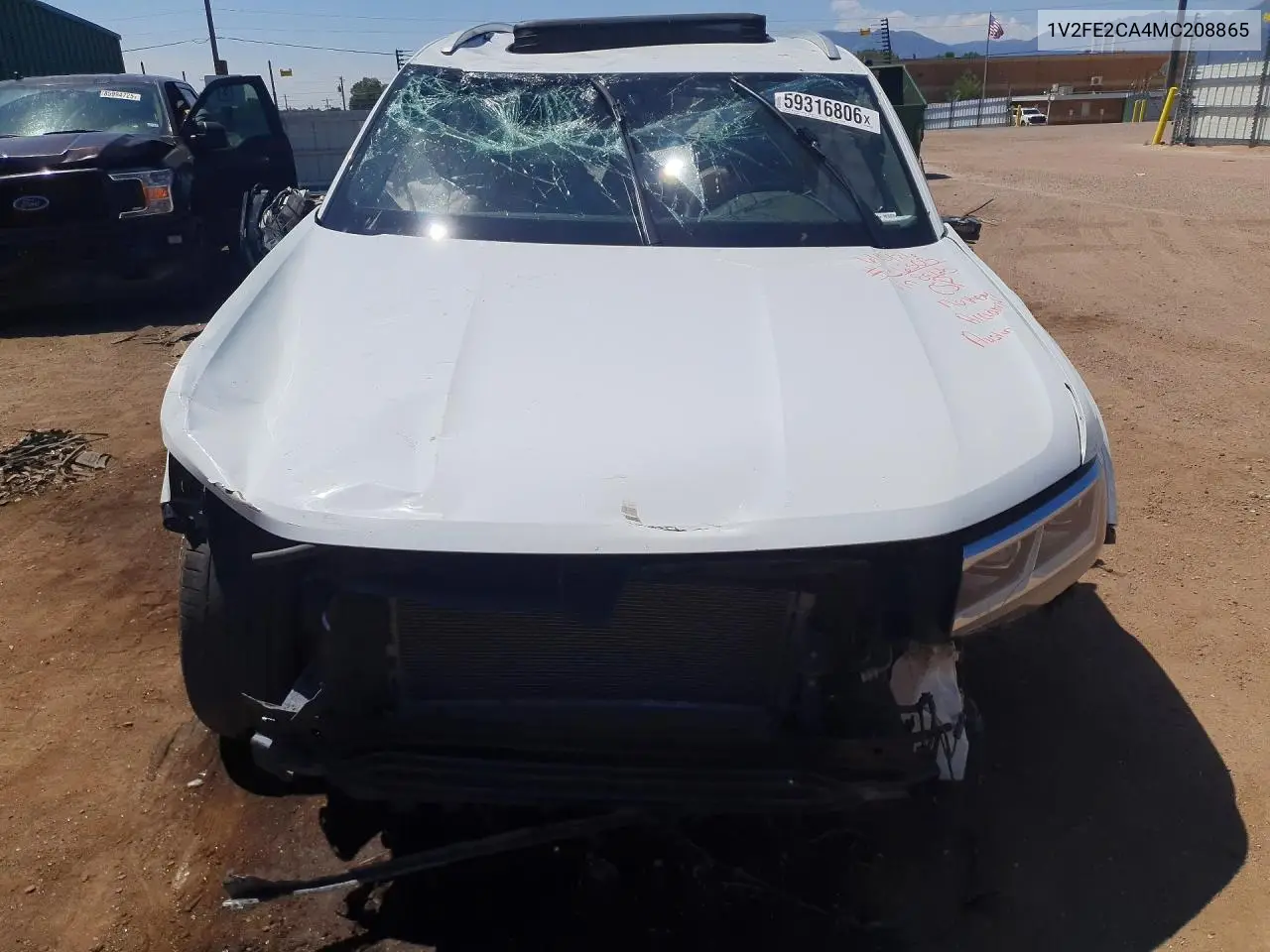 2021 Volkswagen Atlas Cross Sport Sel Premium R-Line VIN: 1V2FE2CA4MC208865 Lot: 59316806