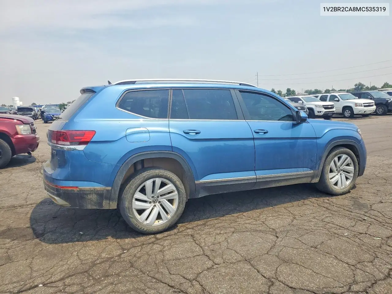 2021 Volkswagen Atlas Sel VIN: 1V2BR2CA8MC535319 Lot: 60010416