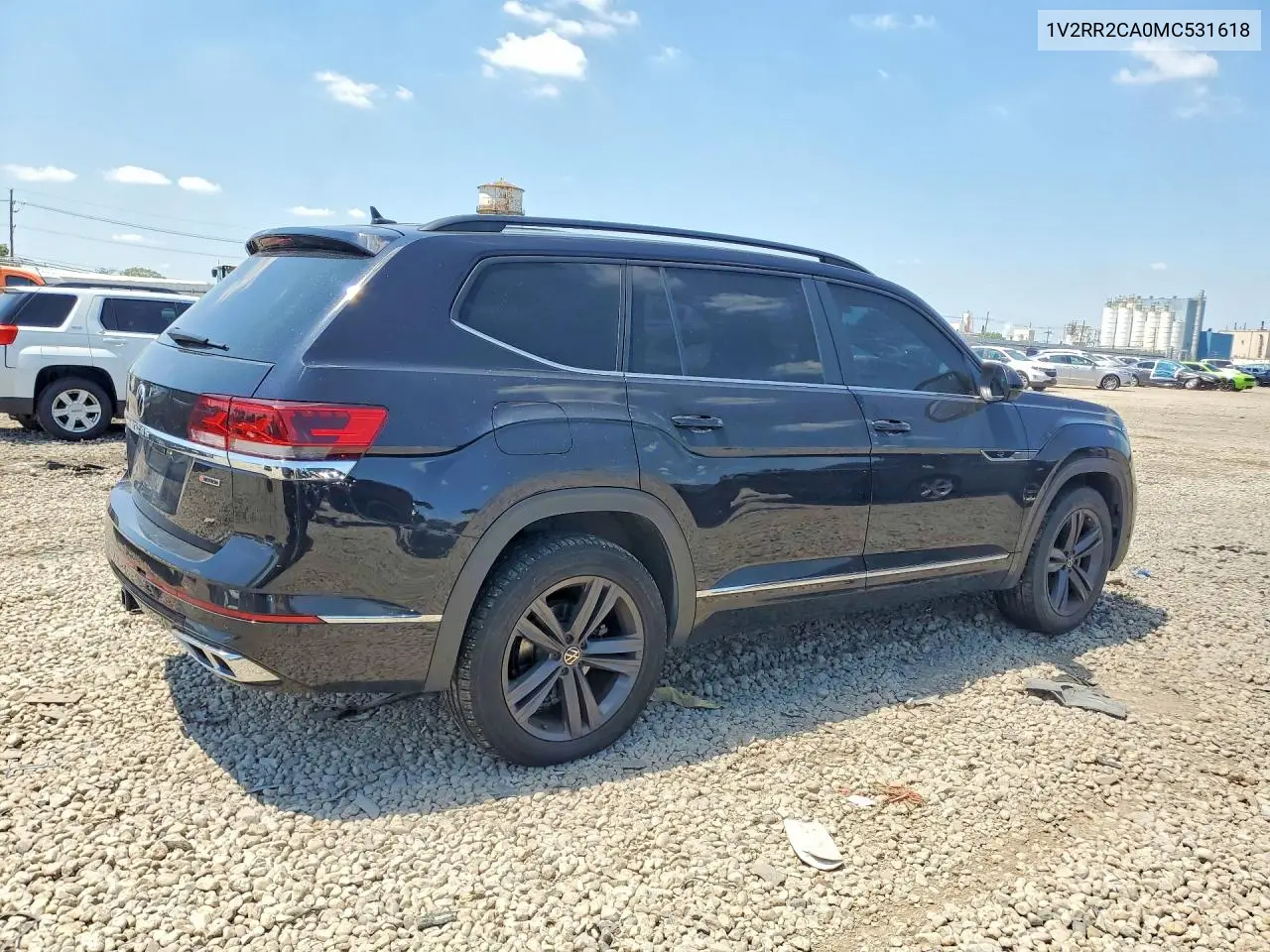 2021 Volkswagen Atlas Se VIN: 1V2RR2CA0MC531618 Lot: 60186246