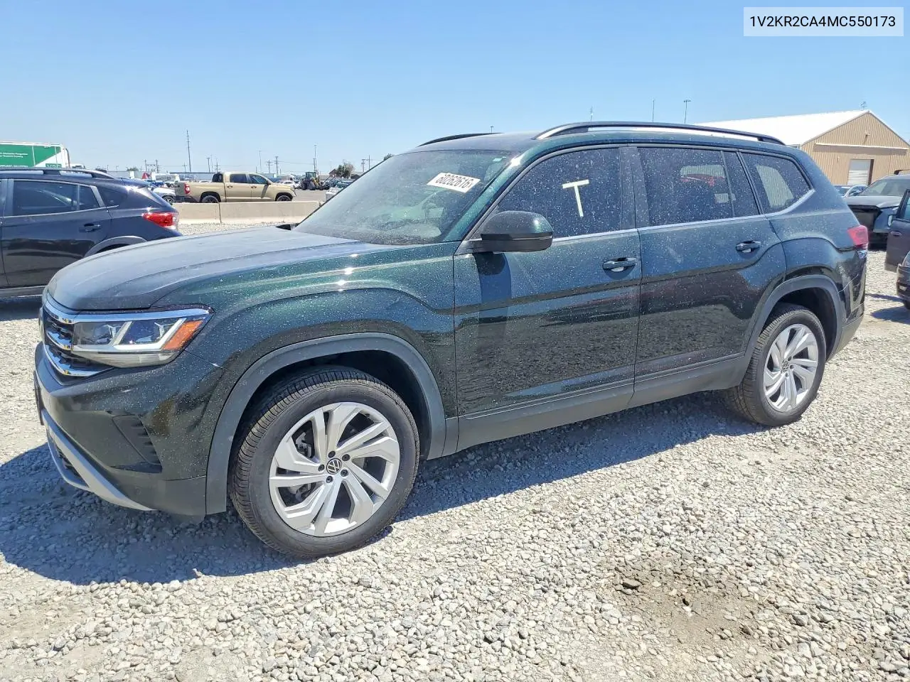 2021 Volkswagen Atlas Se VIN: 1V2KR2CA4MC550173 Lot: 60262616