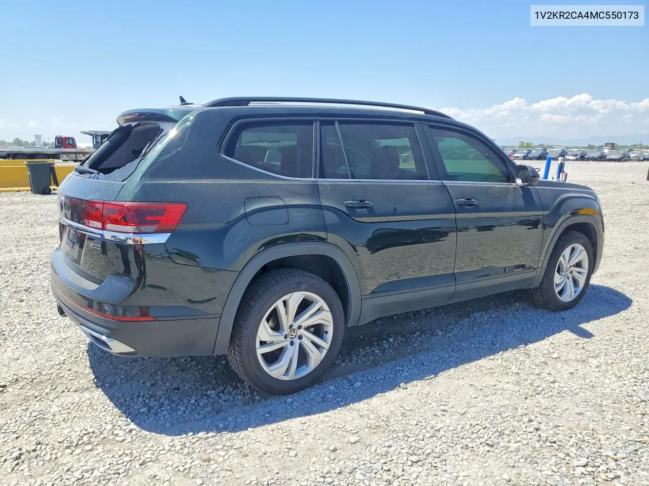 2021 Volkswagen Atlas Se VIN: 1V2KR2CA4MC550173 Lot: 60262616