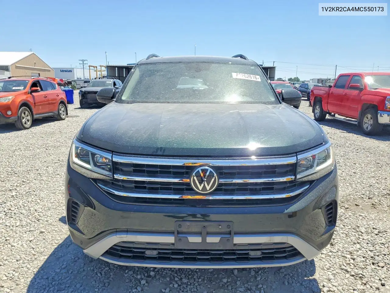 2021 Volkswagen Atlas Se VIN: 1V2KR2CA4MC550173 Lot: 60262616
