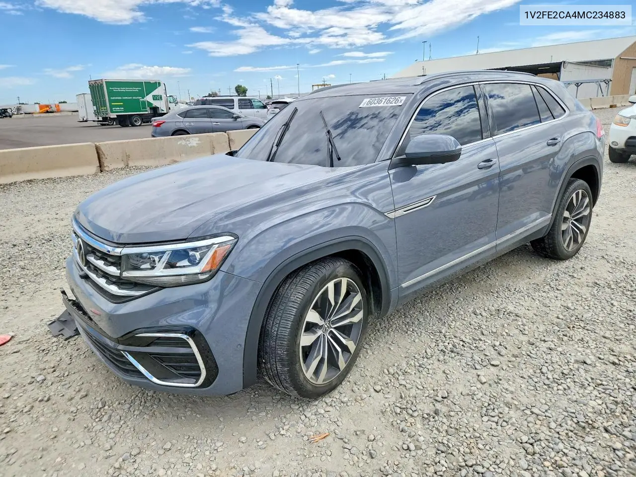 2021 Volkswagen Atlas Cross Sport Sel Premium R-Line VIN: 1V2FE2CA4MC234883 Lot: 60361626