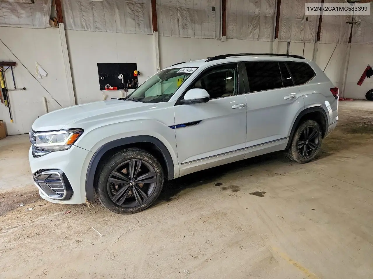 2021 Volkswagen Atlas Se VIN: 1V2NR2CA1MC583399 Lot: 60437406
