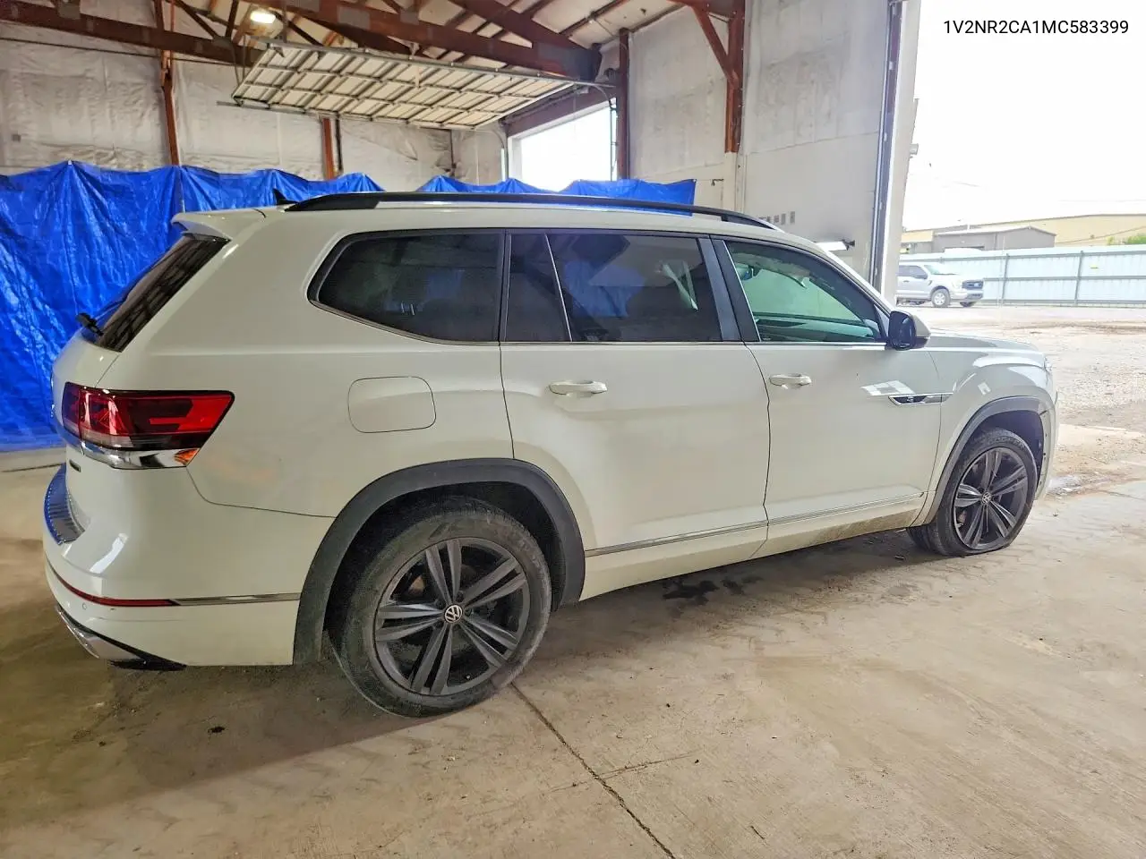 2021 Volkswagen Atlas Se VIN: 1V2NR2CA1MC583399 Lot: 60437406