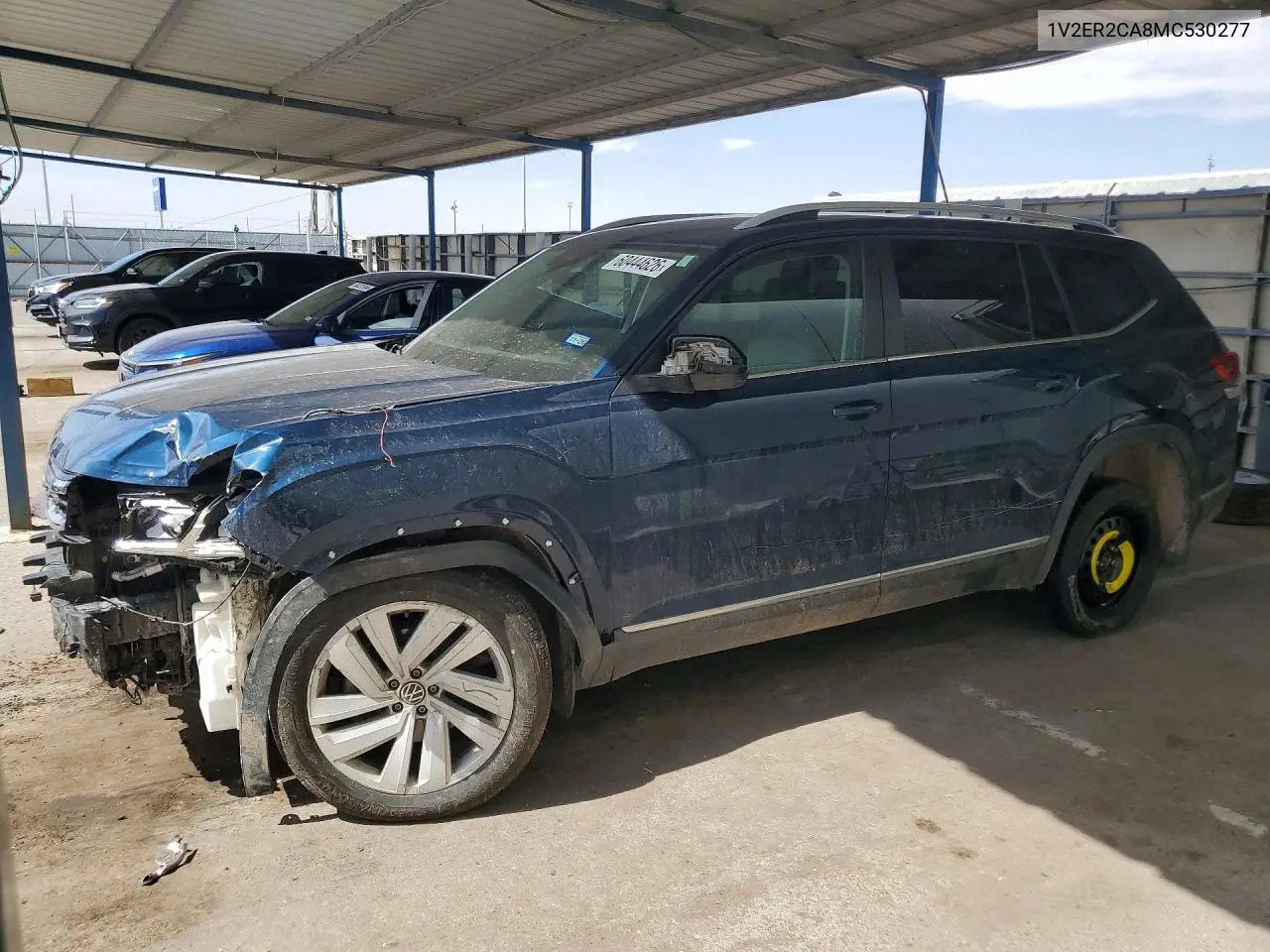 2021 Volkswagen Atlas Sel VIN: 1V2ER2CA8MC530277 Lot: 60444626