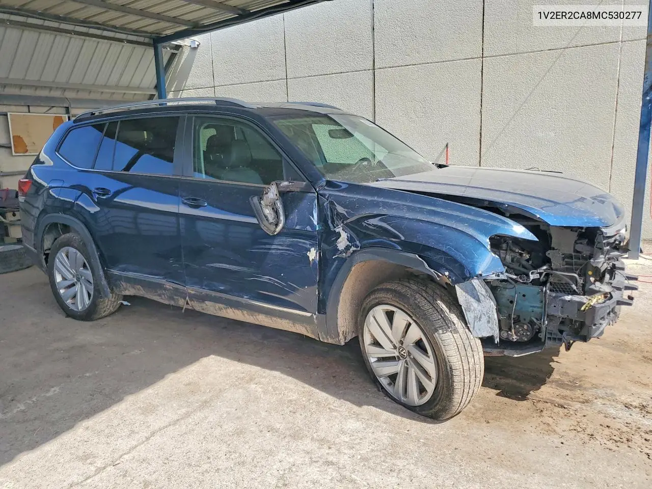 2021 Volkswagen Atlas Sel VIN: 1V2ER2CA8MC530277 Lot: 60444626