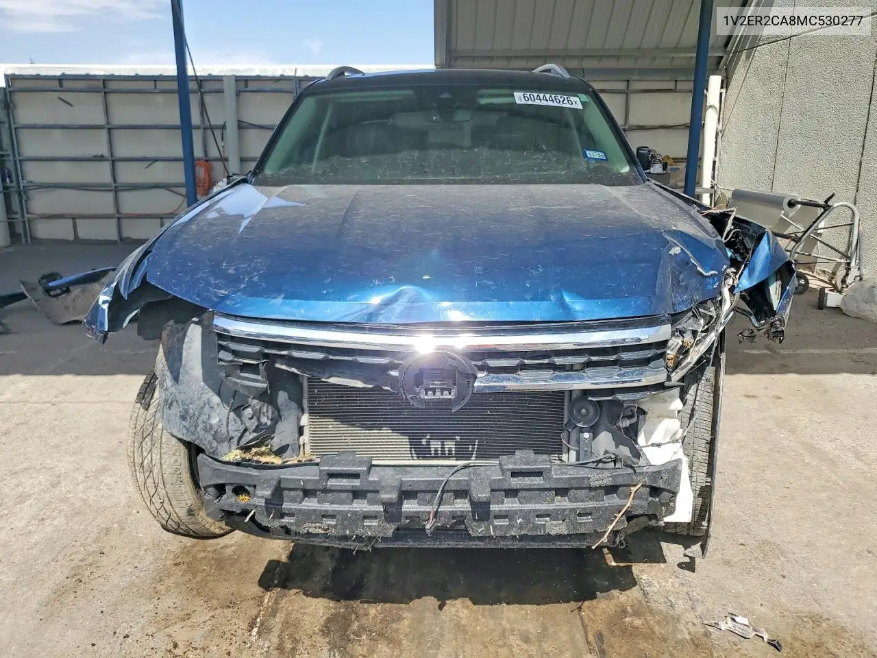 2021 Volkswagen Atlas Sel VIN: 1V2ER2CA8MC530277 Lot: 60444626