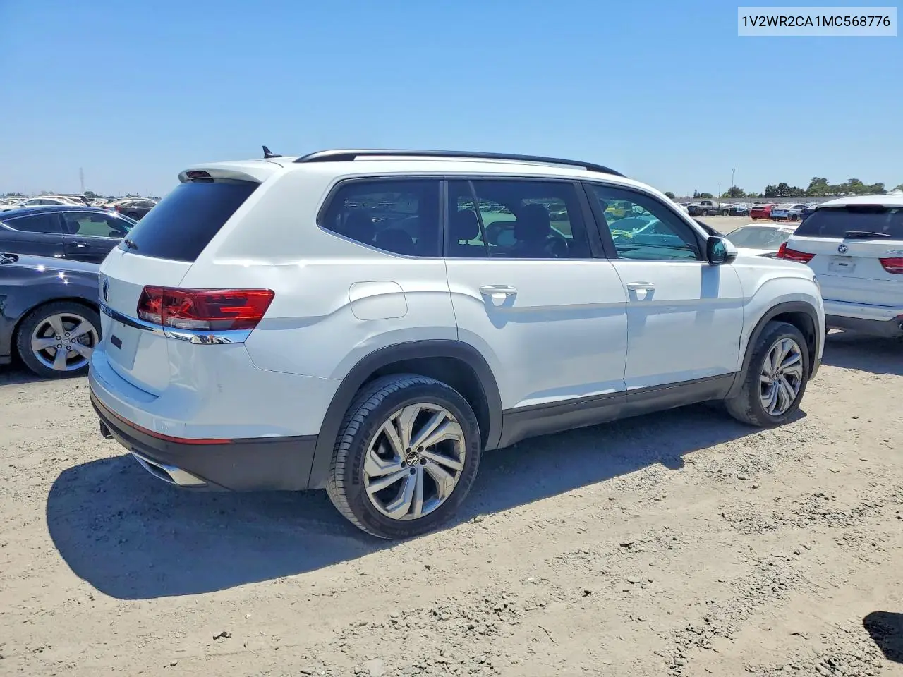2021 Volkswagen Atlas Se VIN: 1V2WR2CA1MC568776 Lot: 60468246