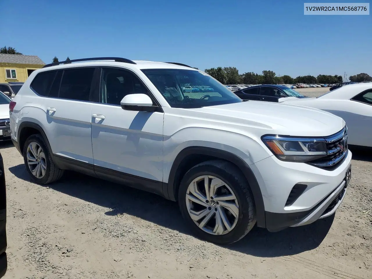 2021 Volkswagen Atlas Se VIN: 1V2WR2CA1MC568776 Lot: 60468246