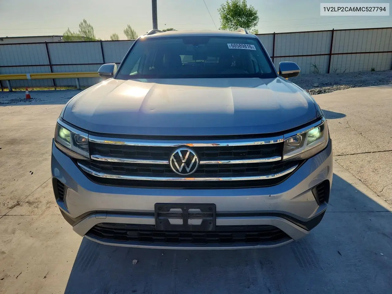 2021 Volkswagen Atlas Se VIN: 1V2LP2CA6MC527794 Lot: 60589816