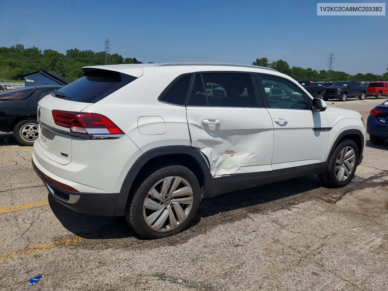 2021 Volkswagen Atlas Cross Sport Se VIN: 1V2KC2CA8MC203382 Lot: 60605526