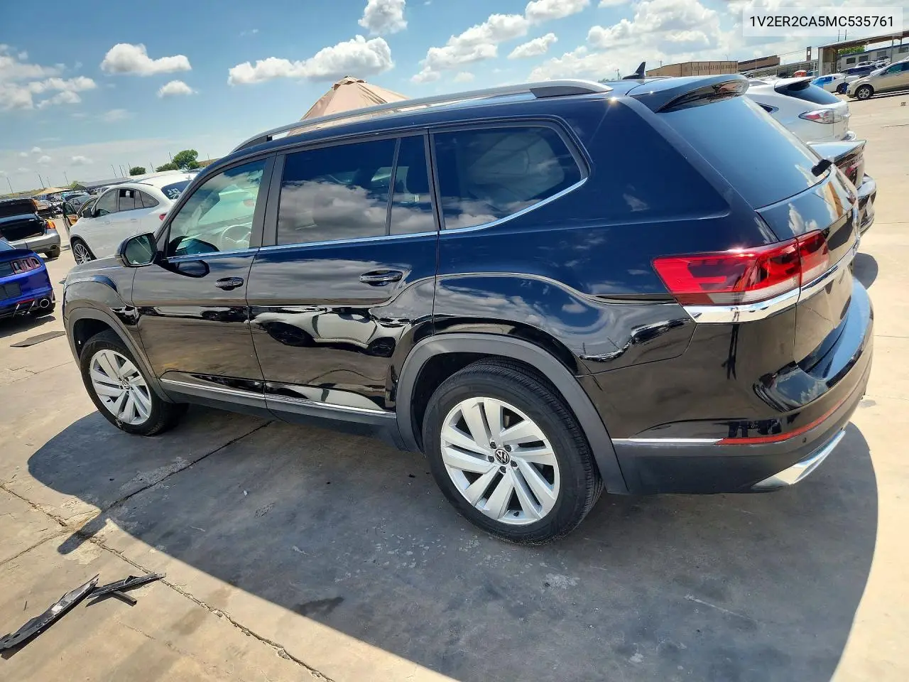 2021 Volkswagen Atlas Sel VIN: 1V2ER2CA5MC535761 Lot: 60638346