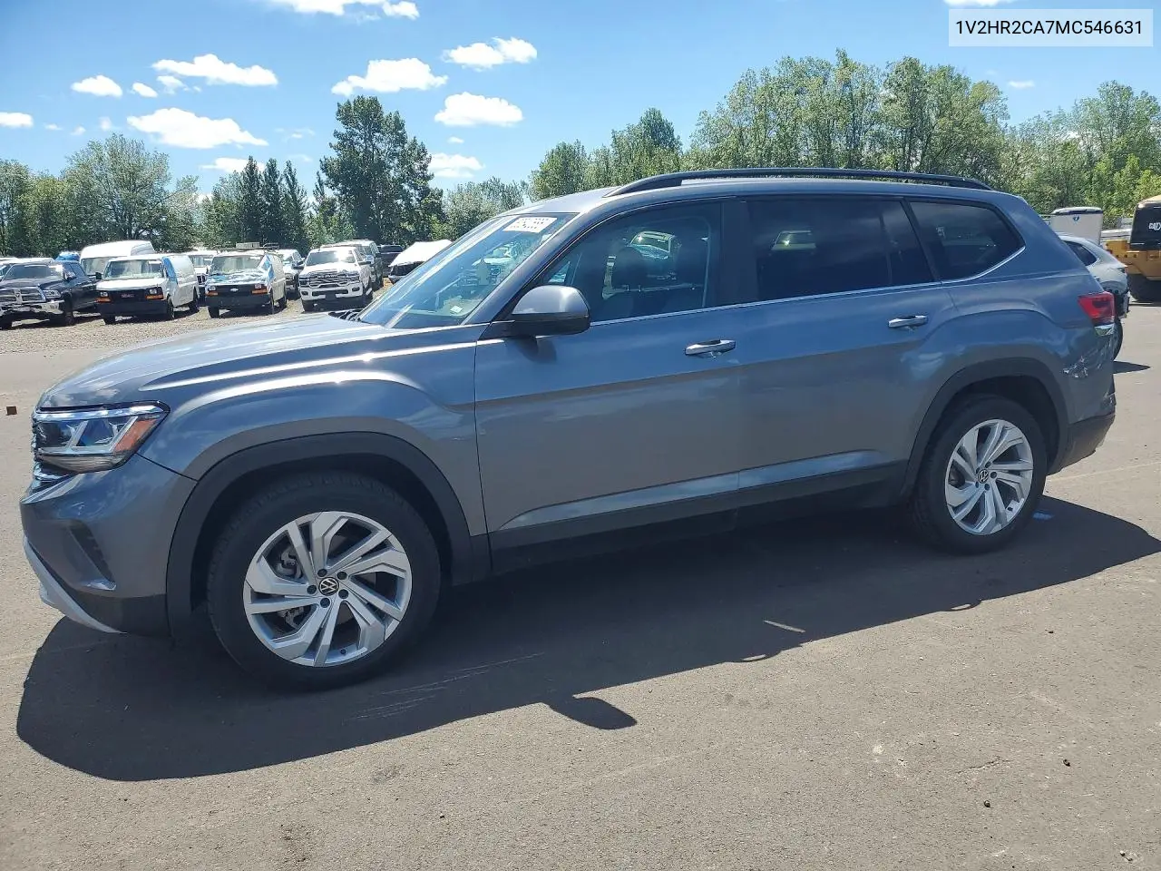 2021 Volkswagen Atlas Se VIN: 1V2HR2CA7MC546631 Lot: 60642686