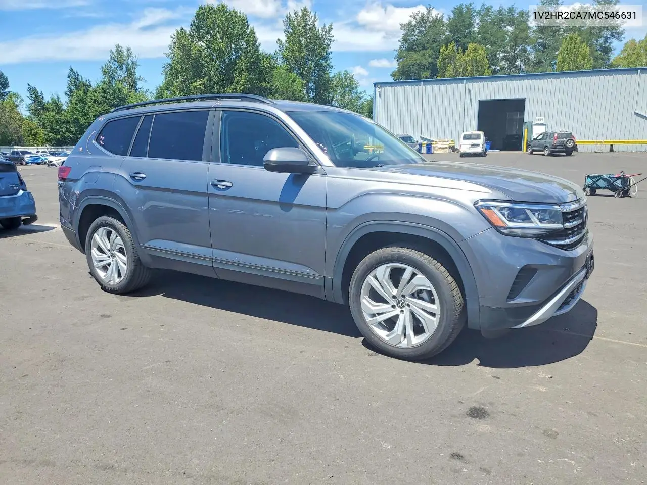 2021 Volkswagen Atlas Se VIN: 1V2HR2CA7MC546631 Lot: 60642686