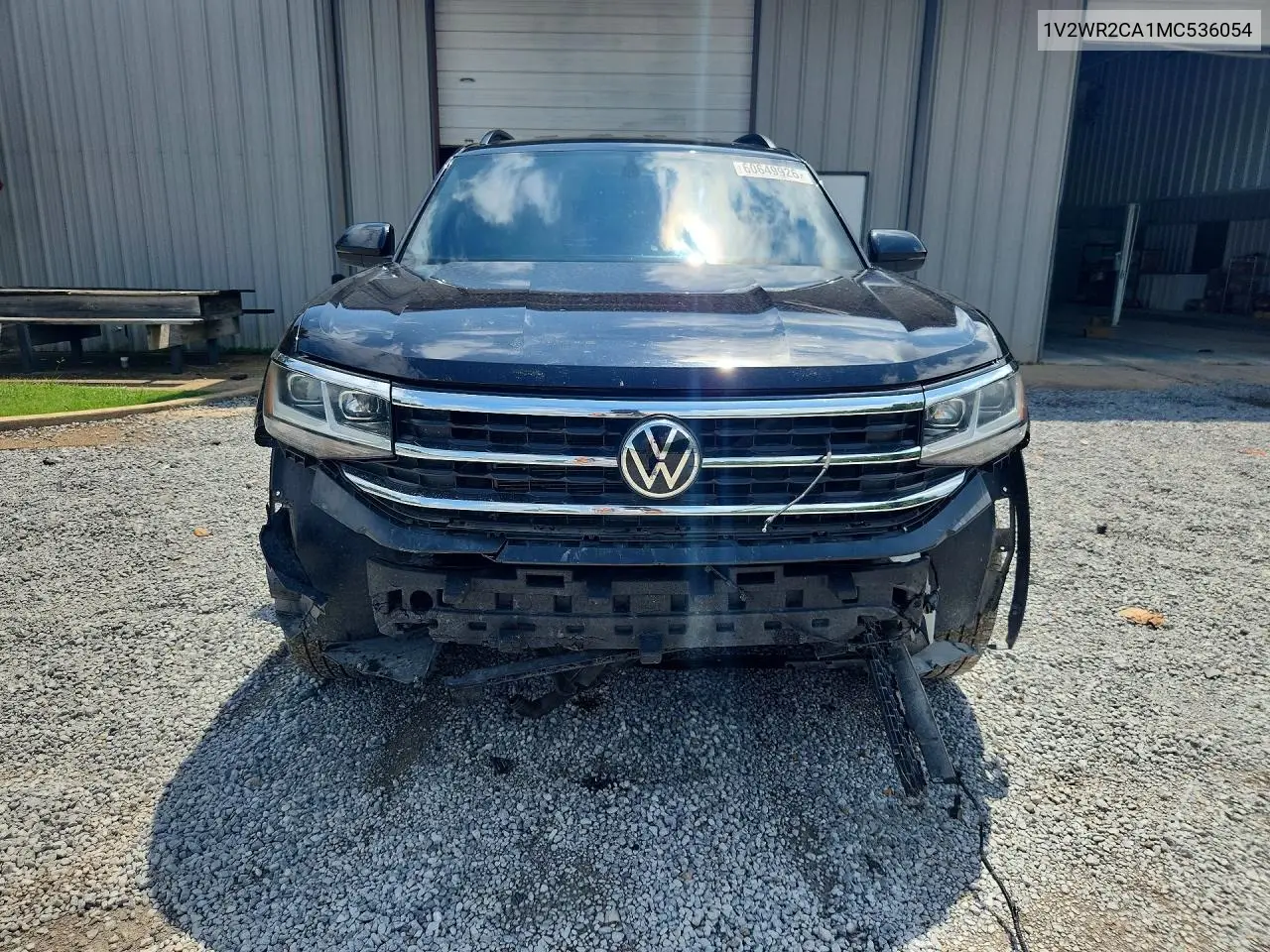 2021 Volkswagen Atlas Se VIN: 1V2WR2CA1MC536054 Lot: 60649926