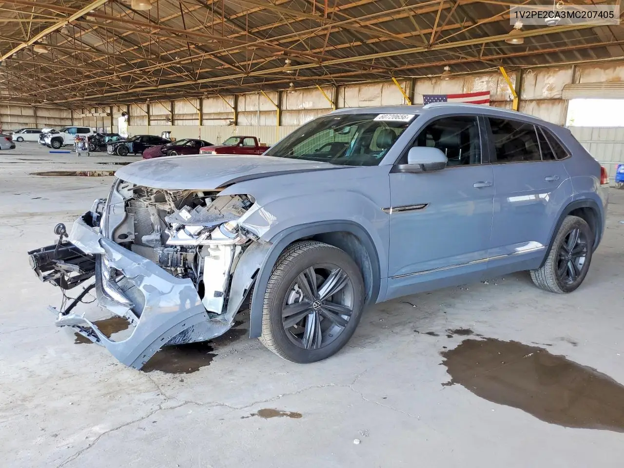 2021 Volkswagen Atlas Cross Sport Se VIN: 1V2PE2CA3MC207405 Lot: 60720656