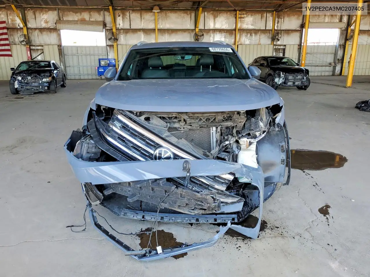 2021 Volkswagen Atlas Cross Sport Se VIN: 1V2PE2CA3MC207405 Lot: 60720656