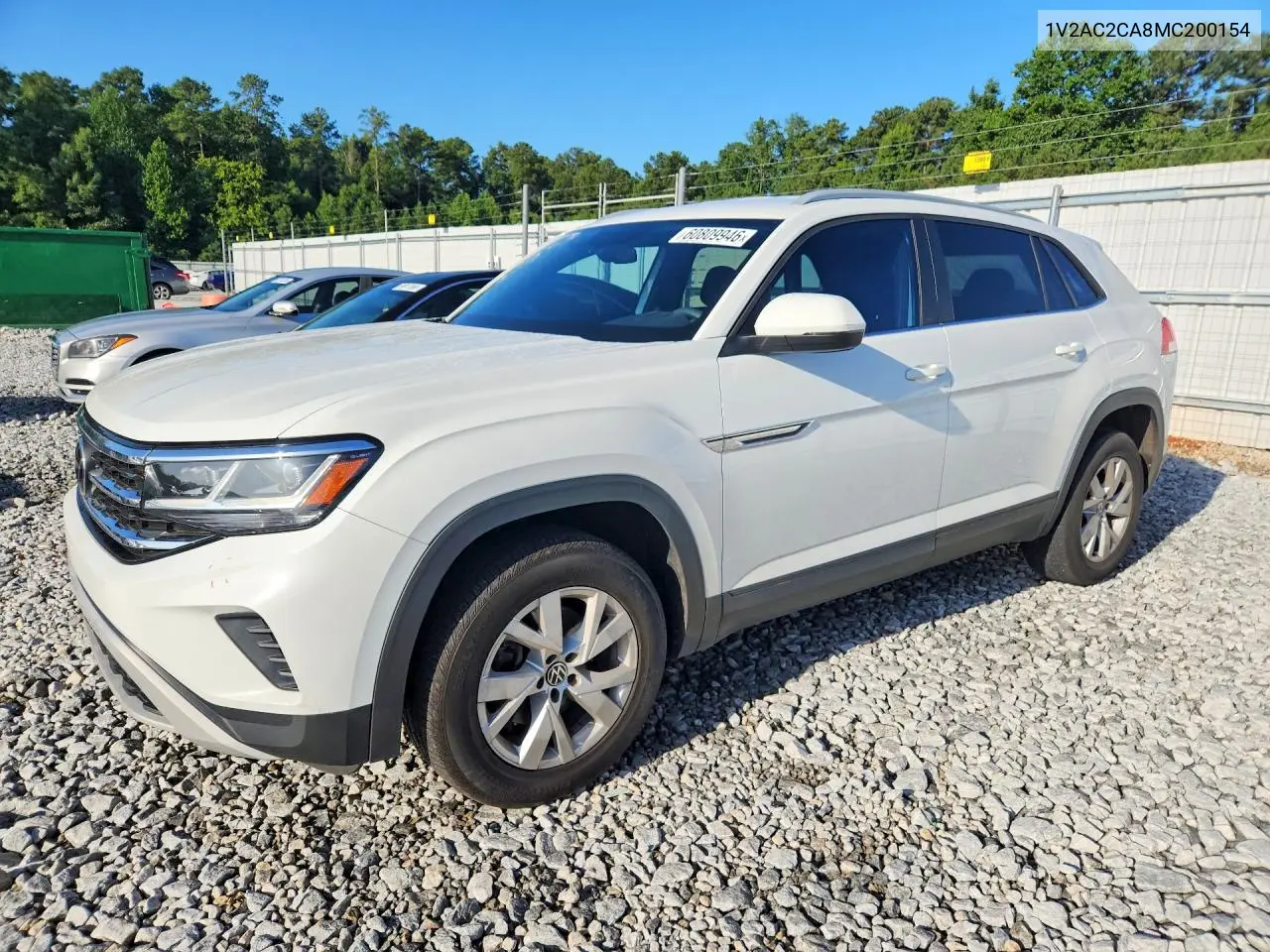 2021 Volkswagen Atlas Cross Sport S VIN: 1V2AC2CA8MC200154 Lot: 60809946