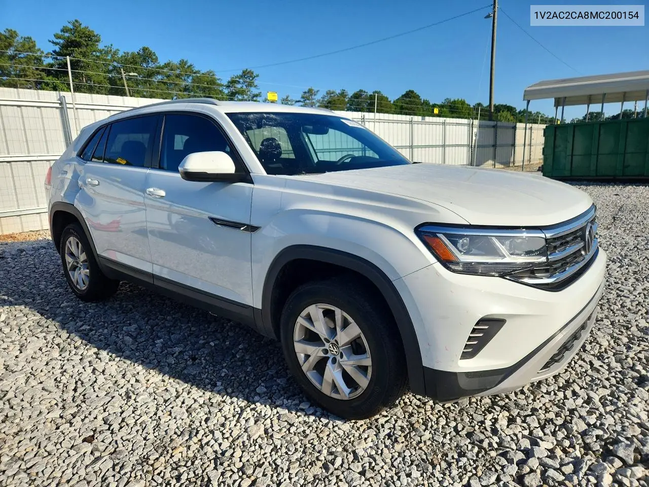 2021 Volkswagen Atlas Cross Sport S VIN: 1V2AC2CA8MC200154 Lot: 60809946
