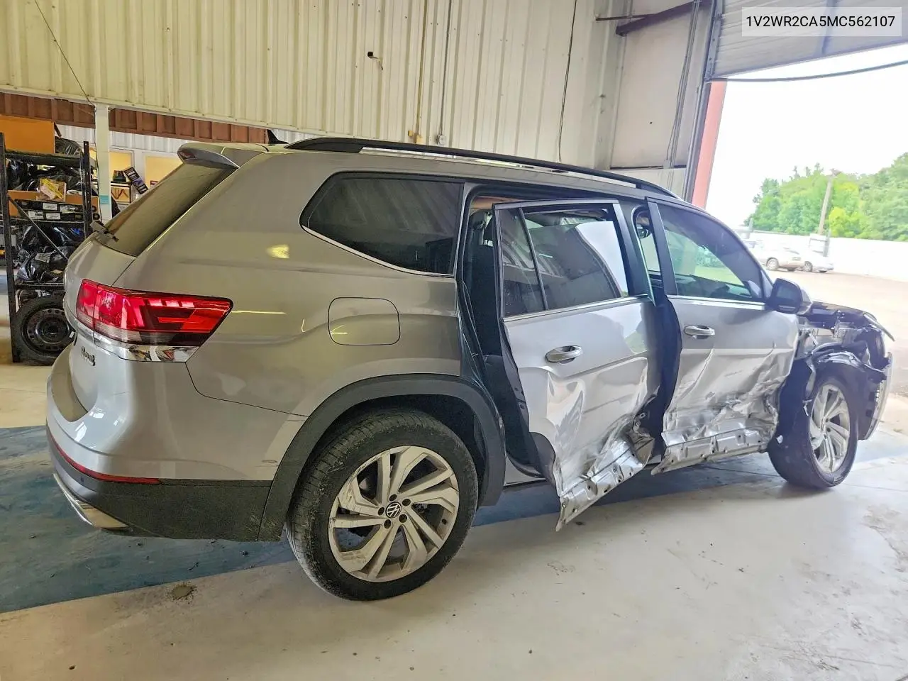 2021 Volkswagen Atlas Se VIN: 1V2WR2CA5MC562107 Lot: 60849226