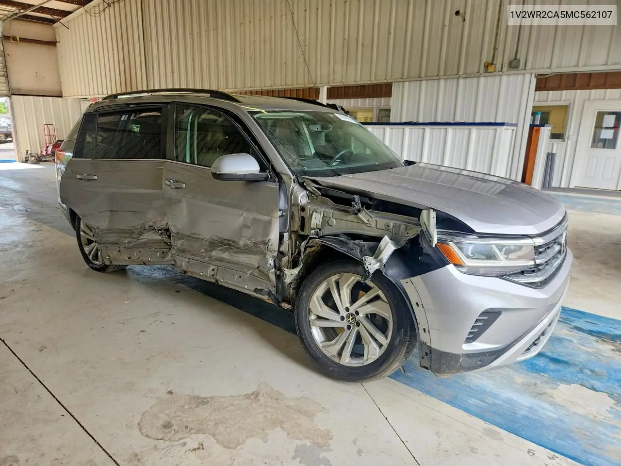 2021 Volkswagen Atlas Se VIN: 1V2WR2CA5MC562107 Lot: 60849226
