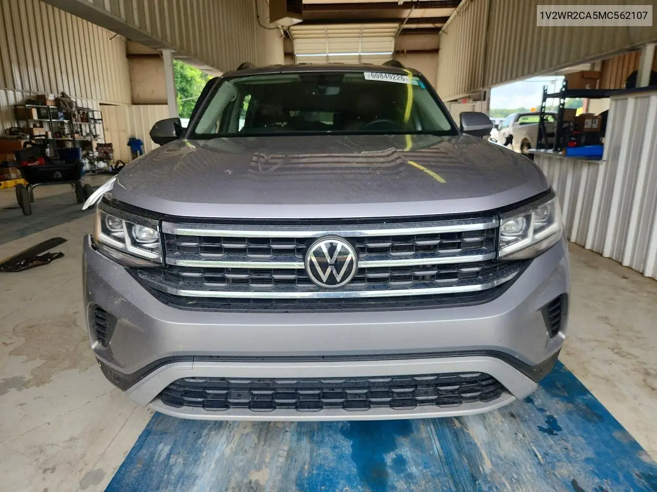2021 Volkswagen Atlas Se VIN: 1V2WR2CA5MC562107 Lot: 60849226