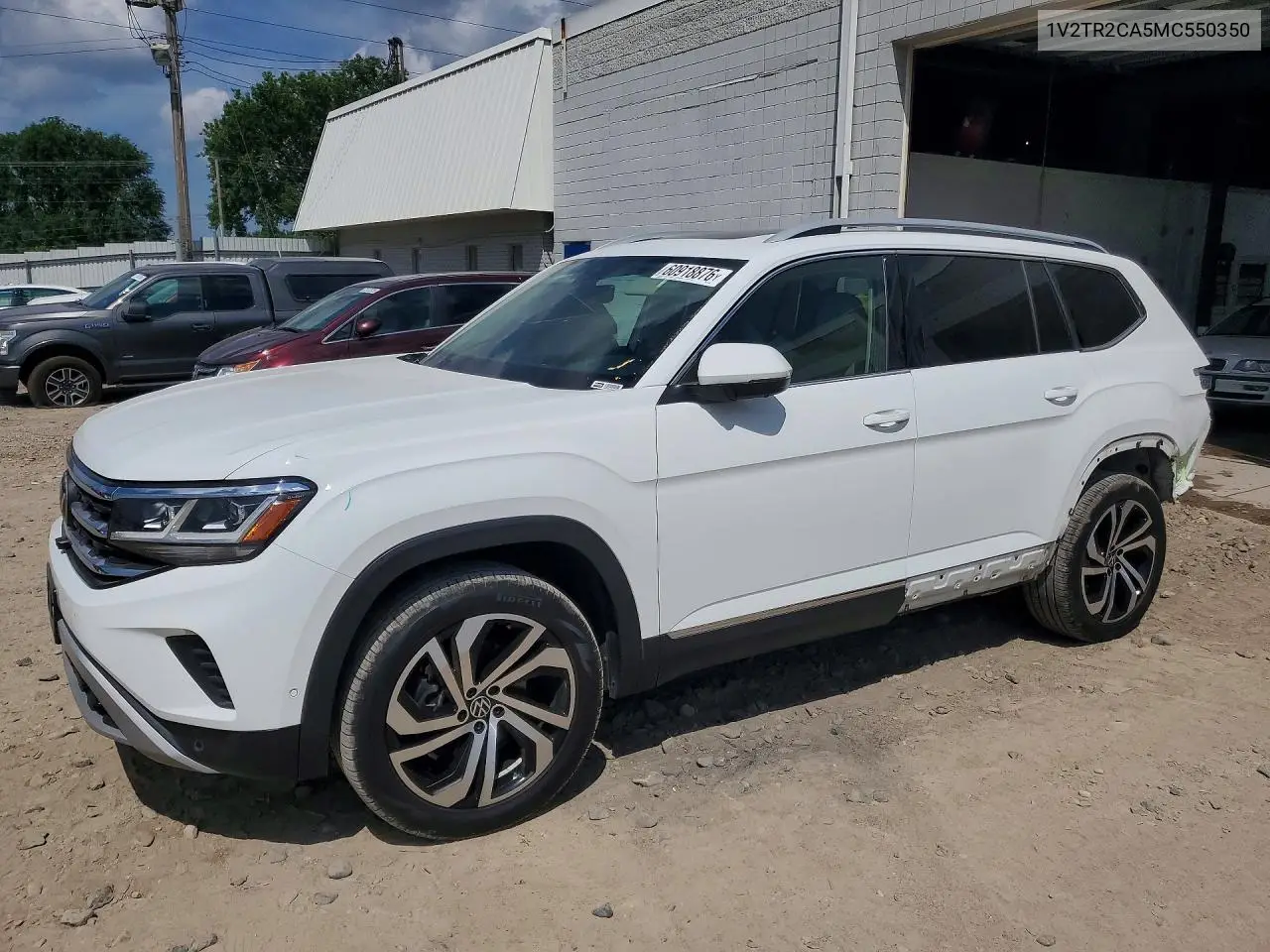2021 Volkswagen Atlas VIN: 1V2TR2CA5MC550350 Lot: 60918876