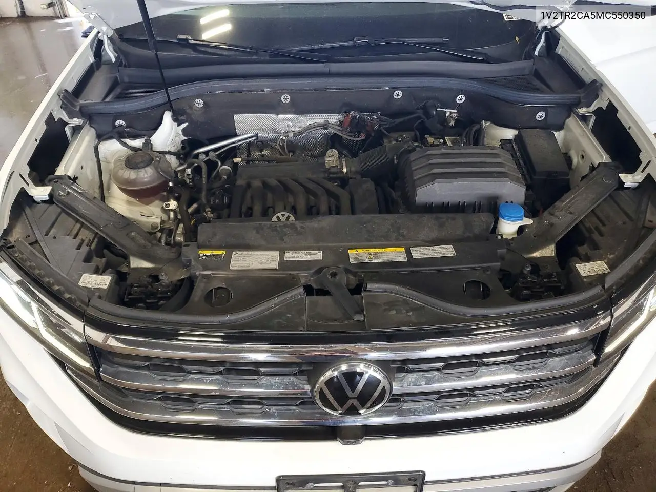 2021 Volkswagen Atlas VIN: 1V2TR2CA5MC550350 Lot: 60918876