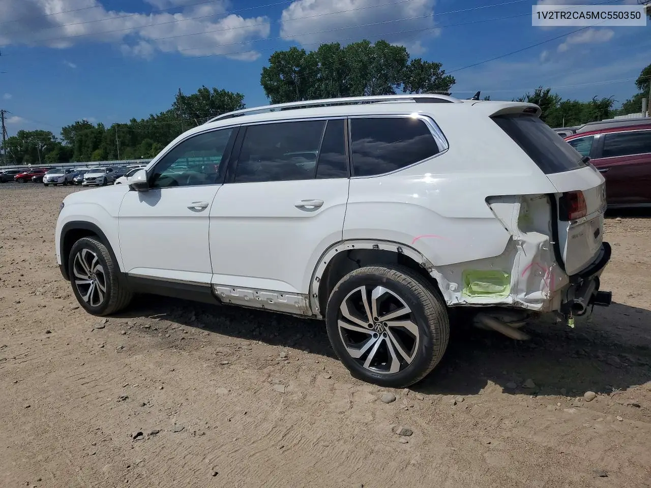 2021 Volkswagen Atlas VIN: 1V2TR2CA5MC550350 Lot: 60918876