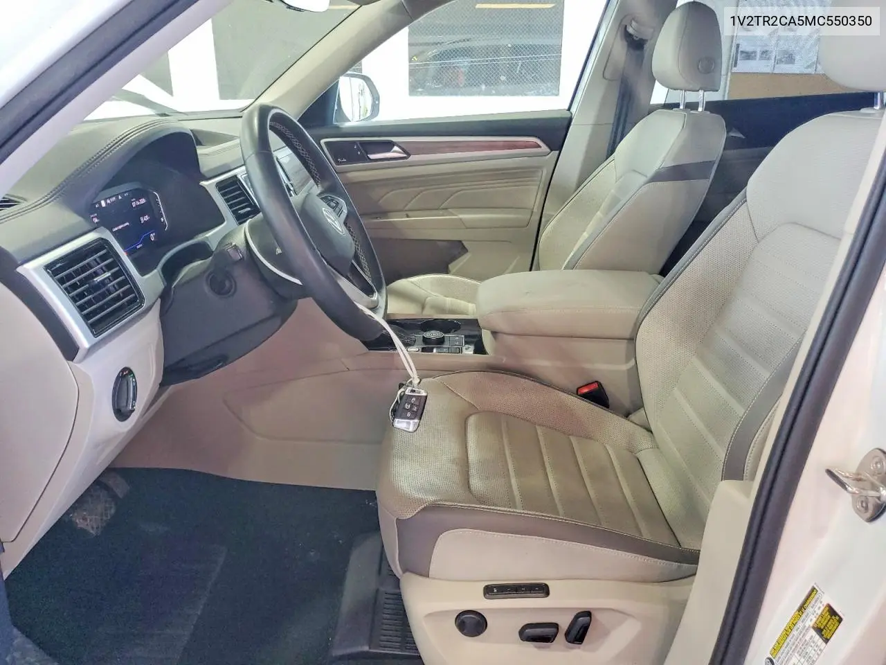 2021 Volkswagen Atlas VIN: 1V2TR2CA5MC550350 Lot: 60918876