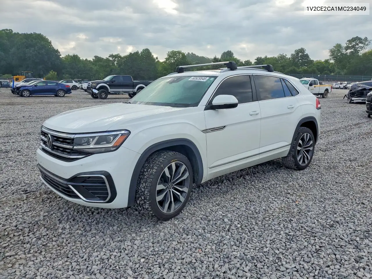 2021 Volkswagen Atlas Cross Sport Sel R-Line VIN: 1V2CE2CA1MC234049 Lot: 60929546