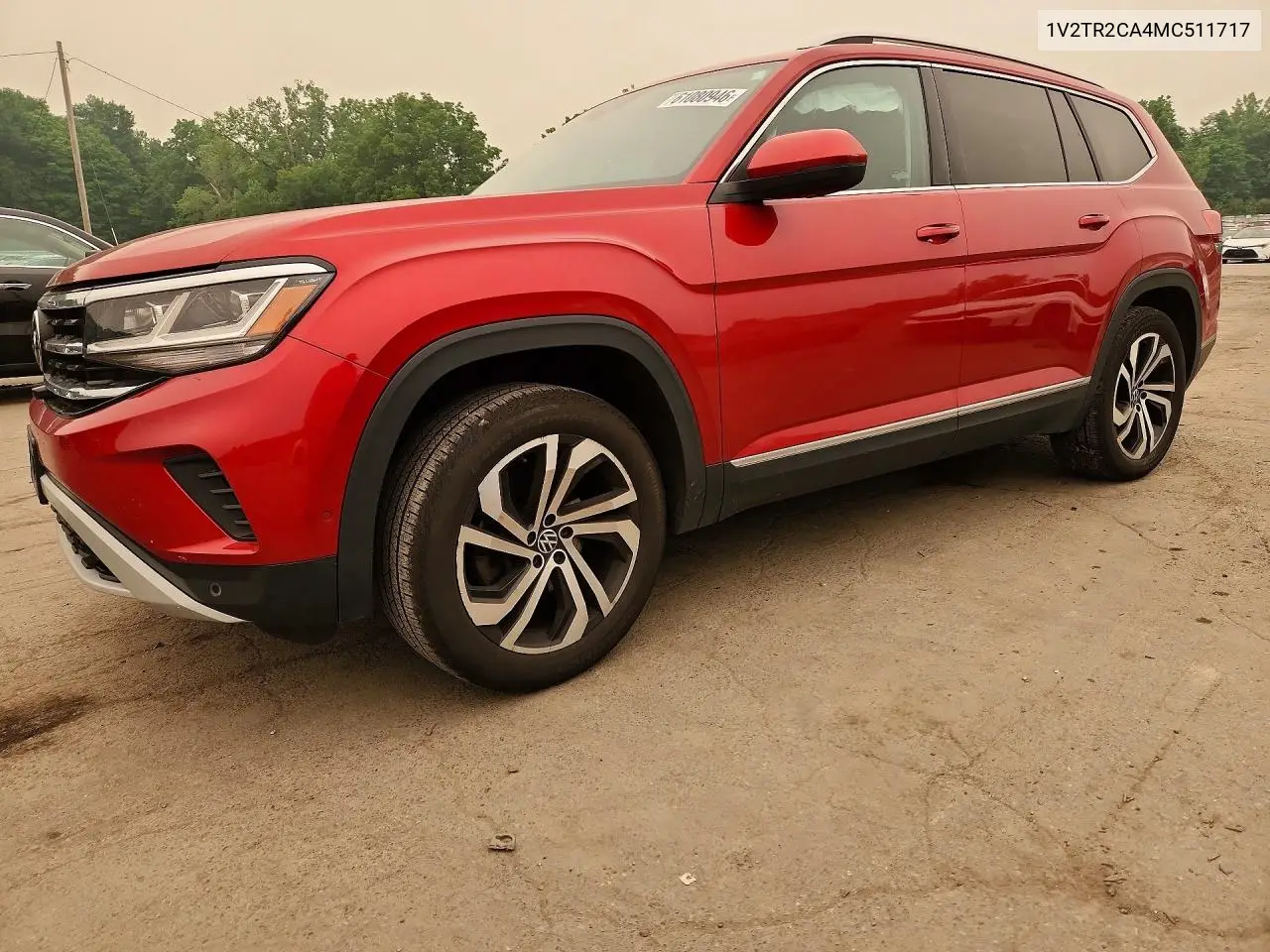 2021 Volkswagen Atlas Sel Premium VIN: 1V2TR2CA4MC511717 Lot: 61080946