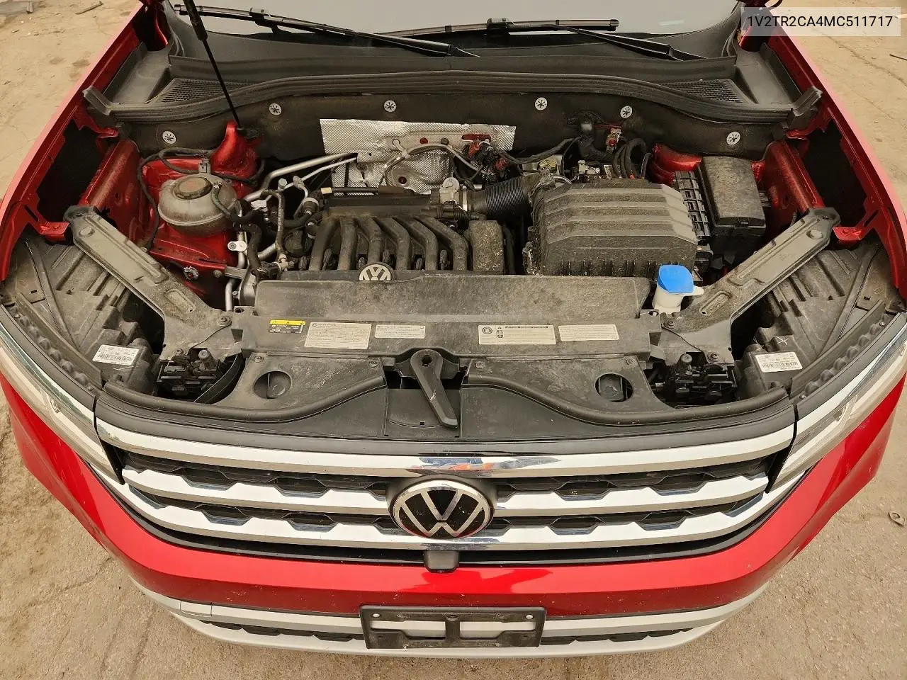 2021 Volkswagen Atlas Sel Premium VIN: 1V2TR2CA4MC511717 Lot: 61080946