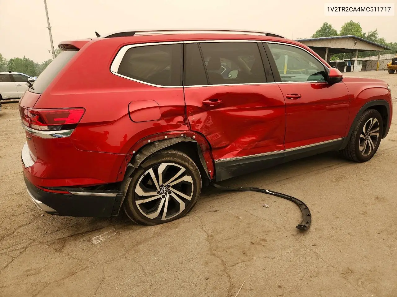 2021 Volkswagen Atlas Sel Premium VIN: 1V2TR2CA4MC511717 Lot: 61080946
