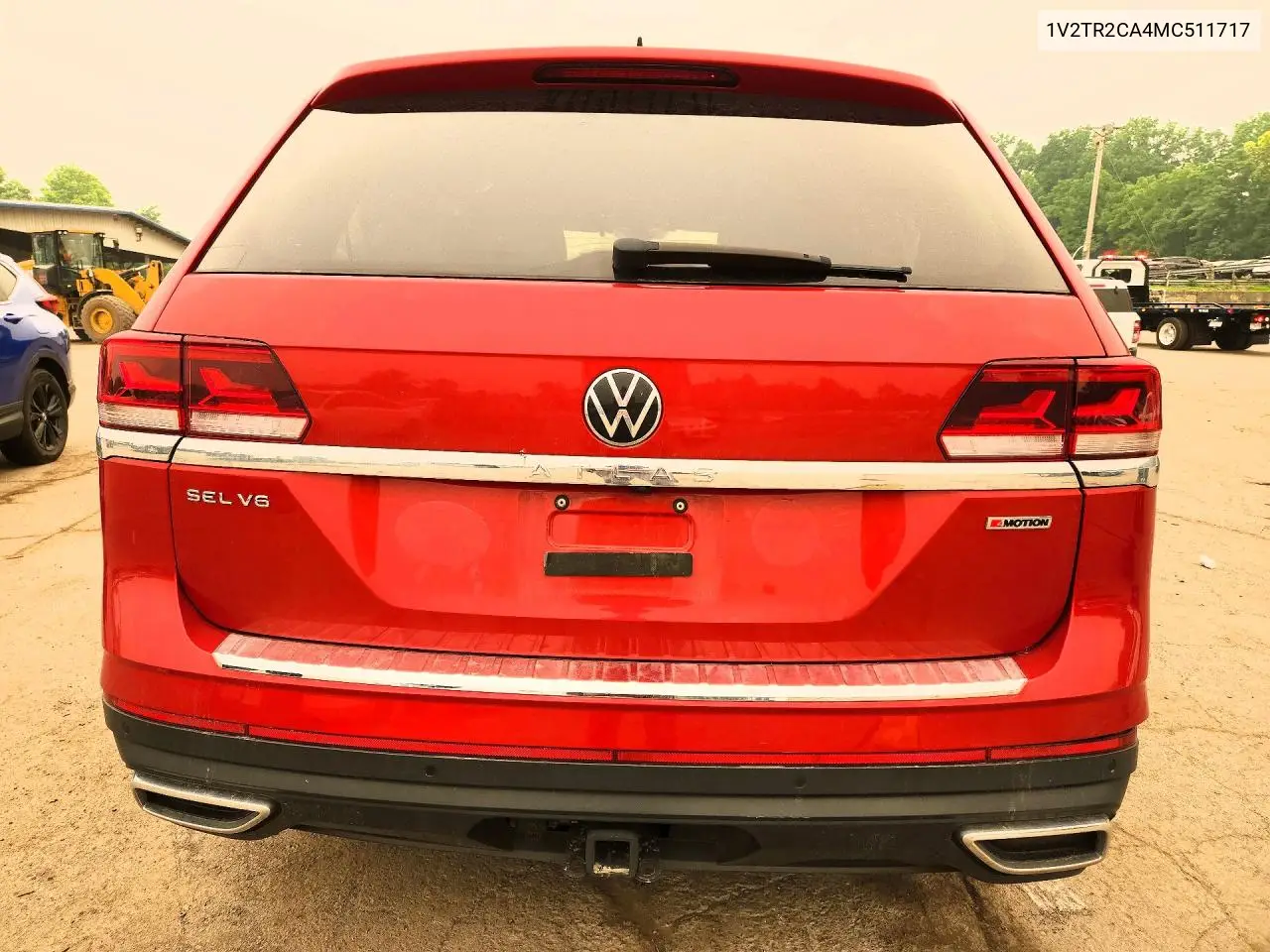 2021 Volkswagen Atlas Sel Premium VIN: 1V2TR2CA4MC511717 Lot: 61080946
