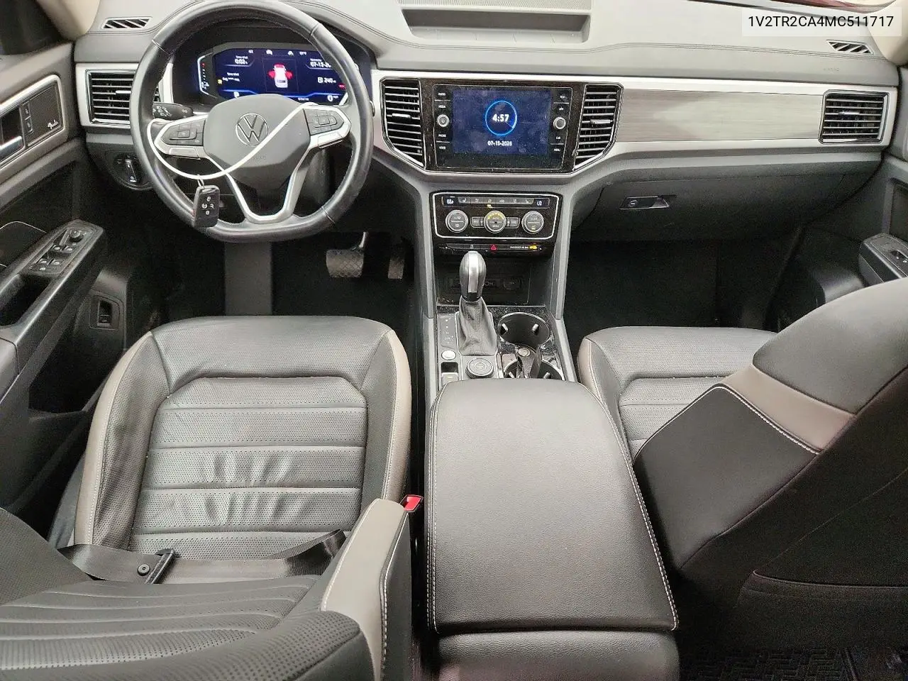 2021 Volkswagen Atlas Sel Premium VIN: 1V2TR2CA4MC511717 Lot: 61080946