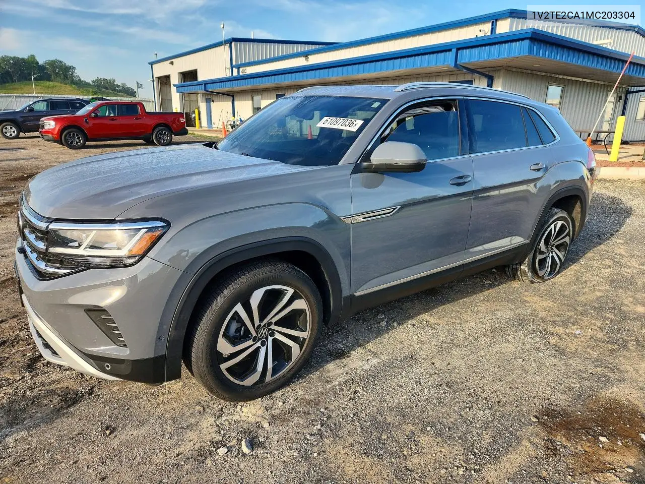2021 Volkswagen Atlas Cross Sport Sel Premium VIN: 1V2TE2CA1MC203304 Lot: 61097036