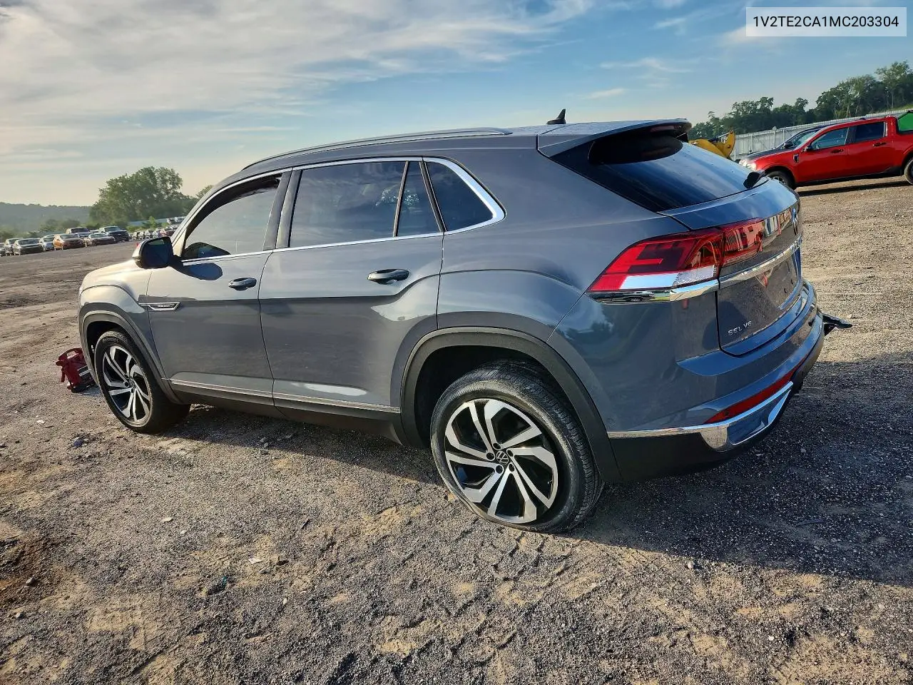 2021 Volkswagen Atlas Cross Sport Sel Premium VIN: 1V2TE2CA1MC203304 Lot: 61097036