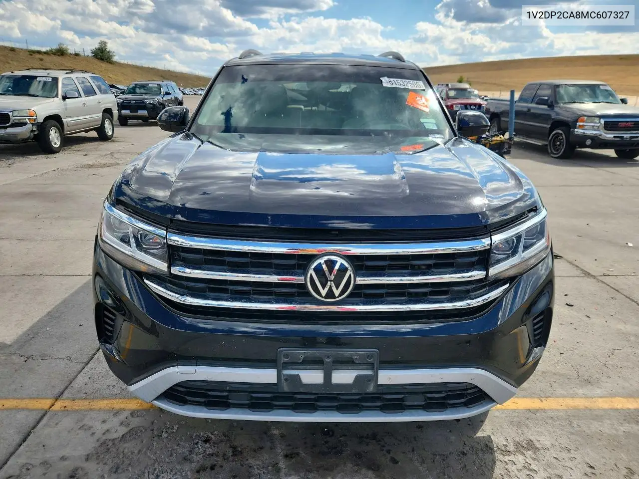 2021 Volkswagen Atlas Se VIN: 1V2DP2CA8MC607327 Lot: 61532506