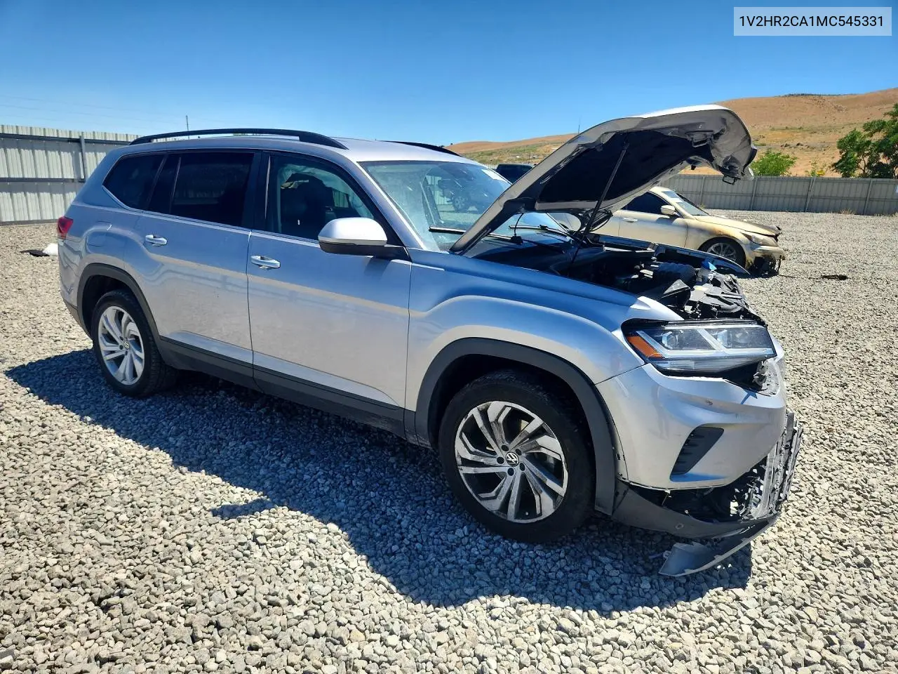 2021 Volkswagen Atlas Se VIN: 1V2HR2CA1MC545331 Lot: 61594526